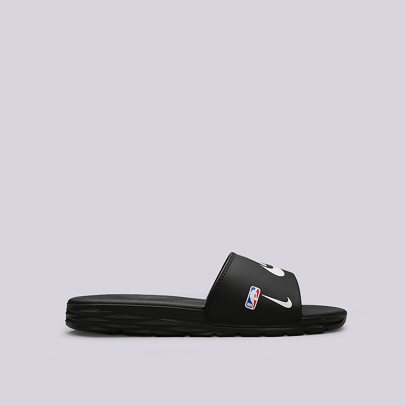  черные сланцы Nike Benassi Solarsoft NBA 917551-004 - цена, описание, фото 1
